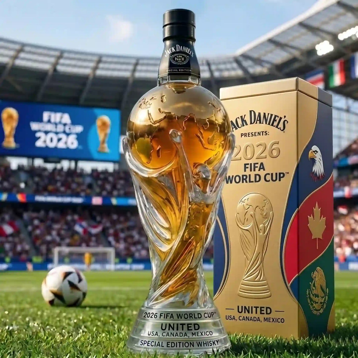 Own the Glory: 2026 World Cup Match Ball Decanter – Heritage Edition ⚽