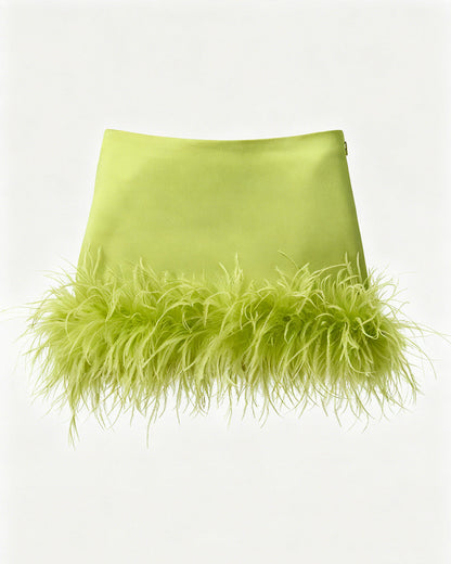 J.Crew | 🔥 ACHETEZ 2, OBTENEZ 10 % DE RÉDUCTION 🔥 Ensemble jupe en satin à plumes Celestia