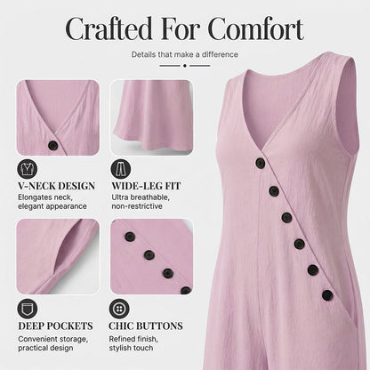 J.Crew | 🔥 COMPRA 2 Y OBTÉN UN 10% DE DESCUENTO 🔥 Mono sin mangas con cuello en V y bolsillos para mujer